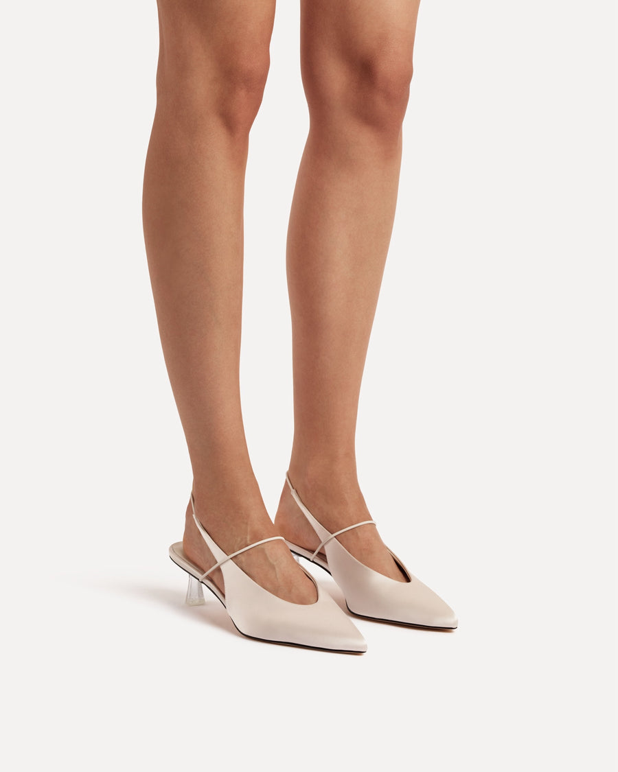 Mignon 50 Heel | White
