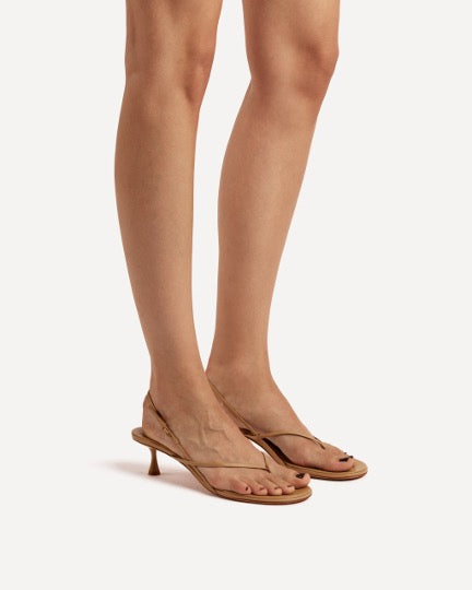 Wishbone 50 Heel | Beige