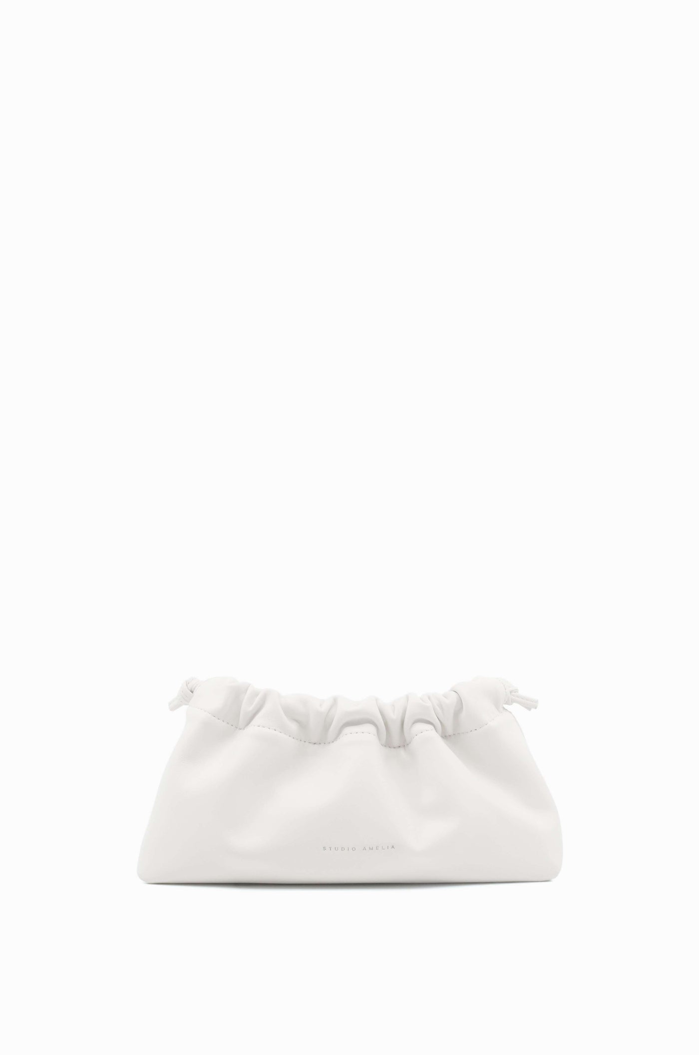 Mini Drawstring Bag | White