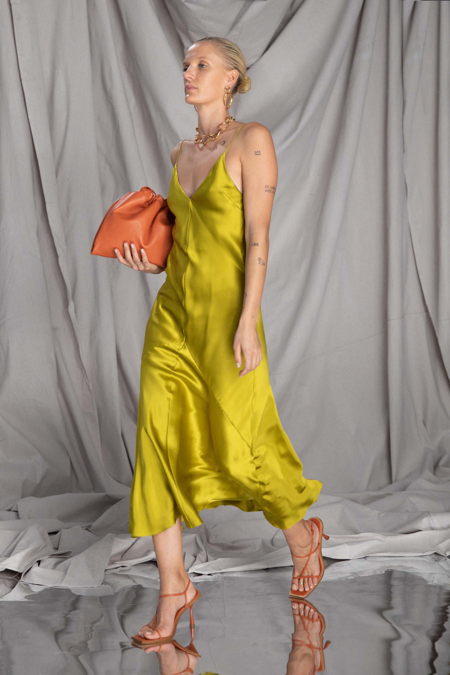Liquid Bias Slip Dress | Sulphur