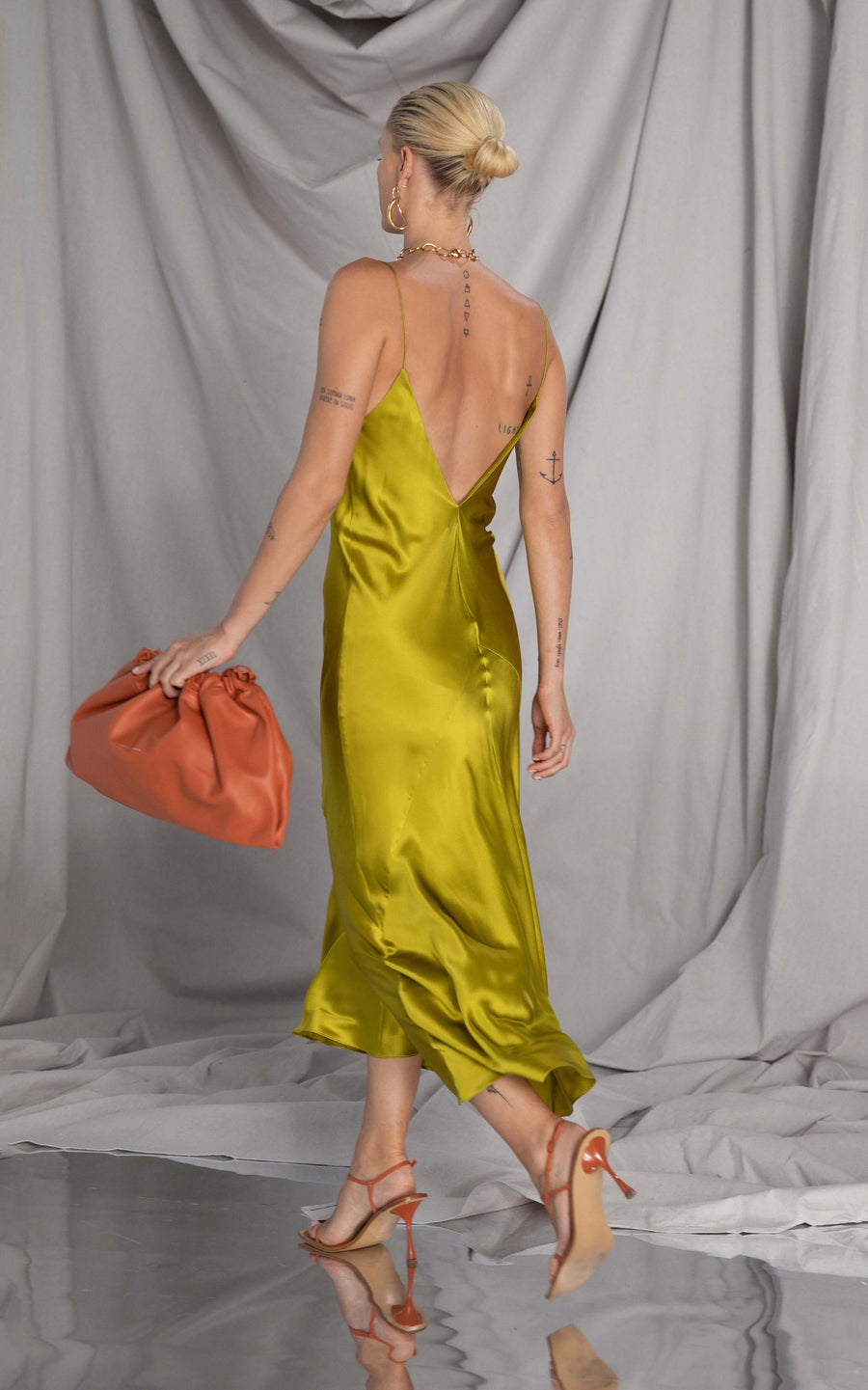 Liquid Bias Slip Dress | Sulphur