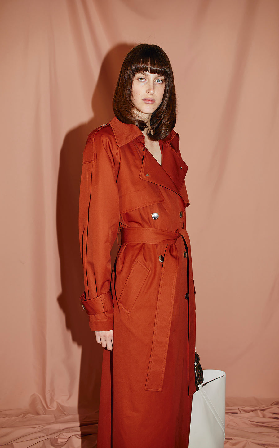 Voyage Maxi Trench | Terracotta