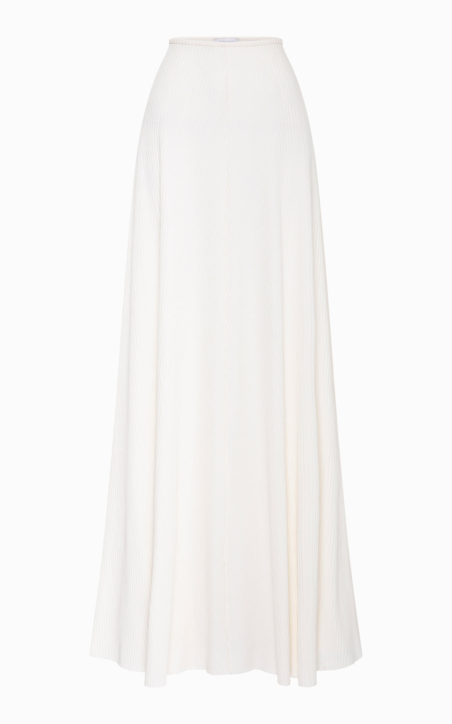 Neptune Rib Skirt | Ivory - SAMPLE