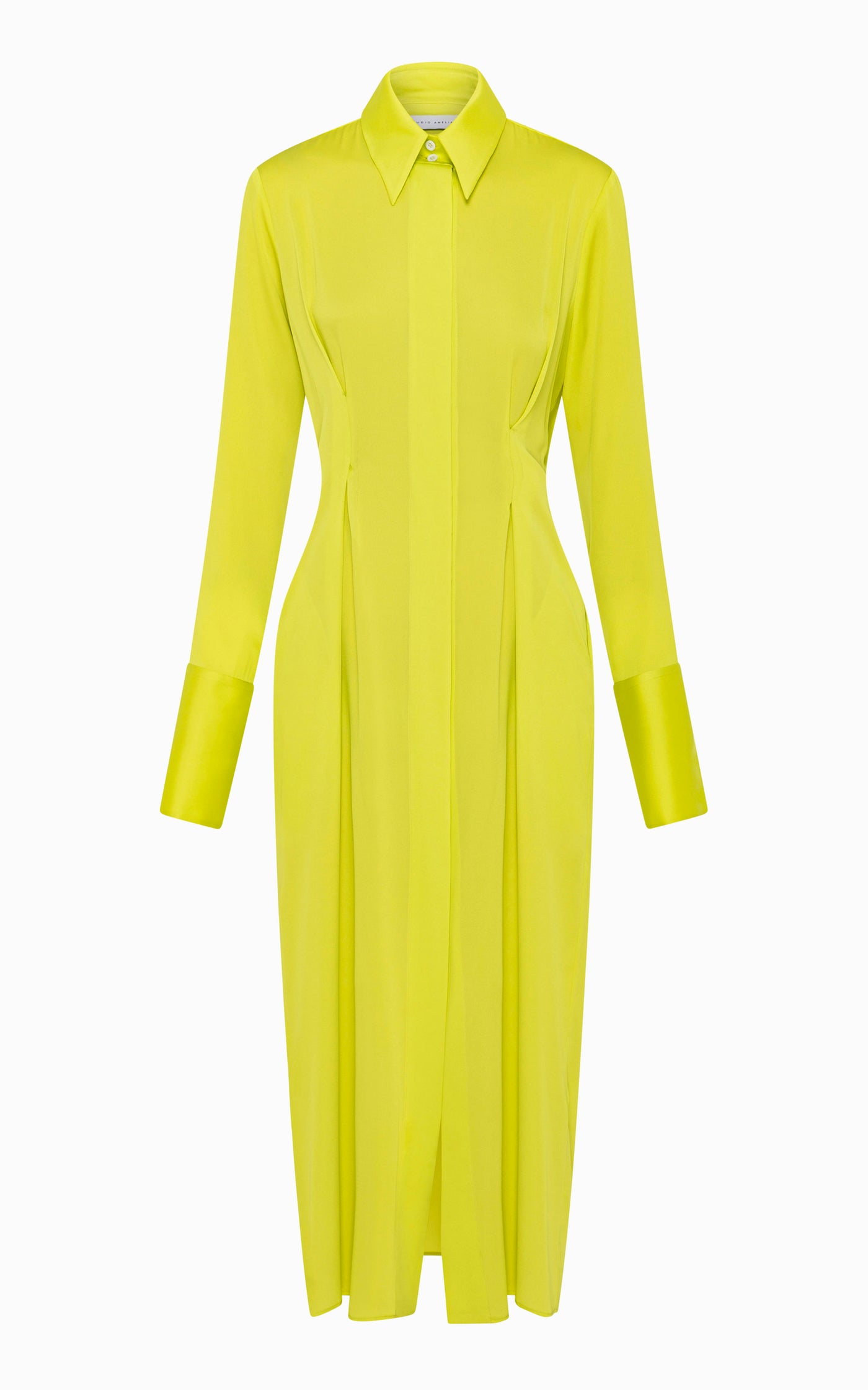 Blithe Shirt Dress | Yellow - SAMPLE