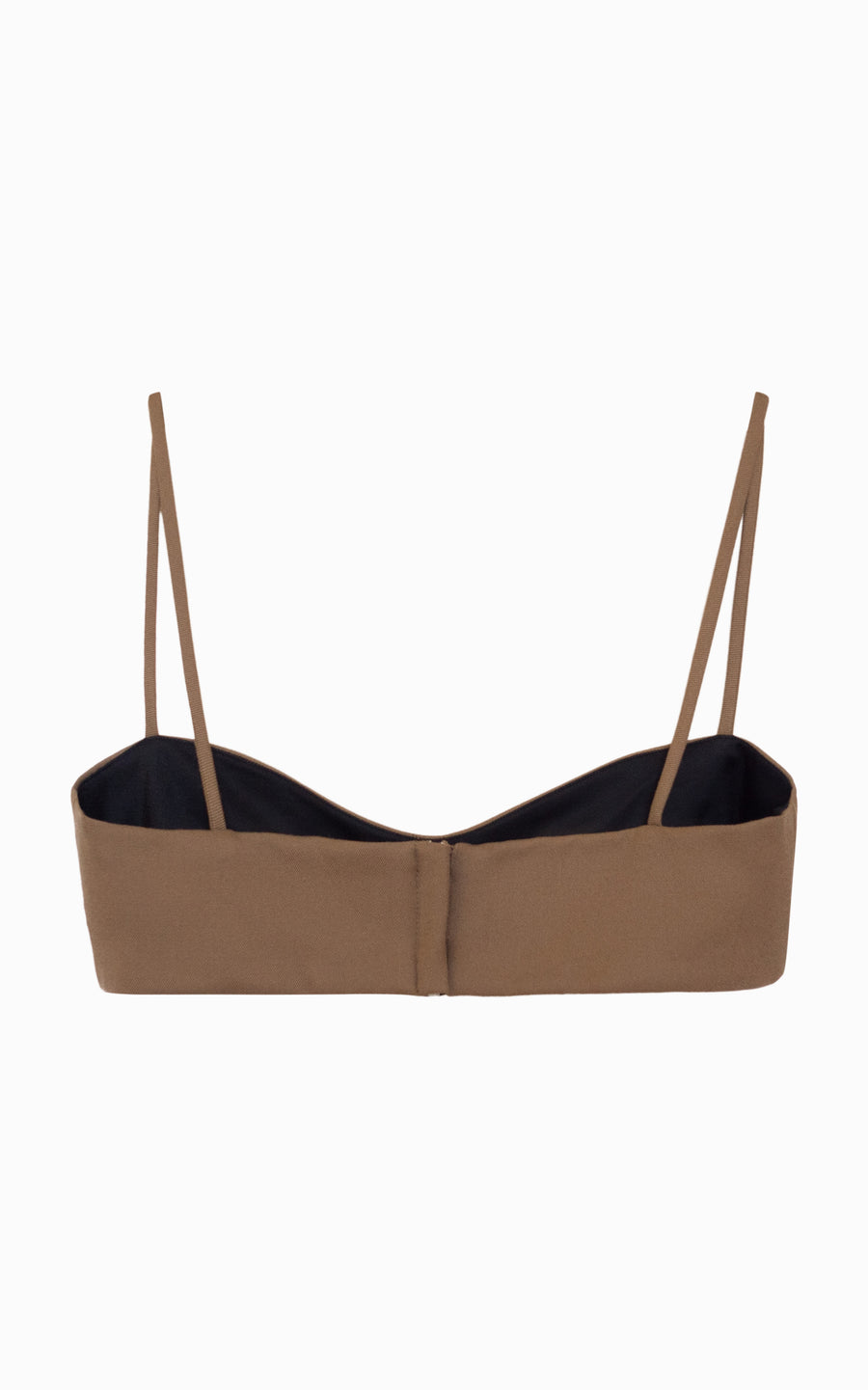 Bound Tailored Bralette | Almond