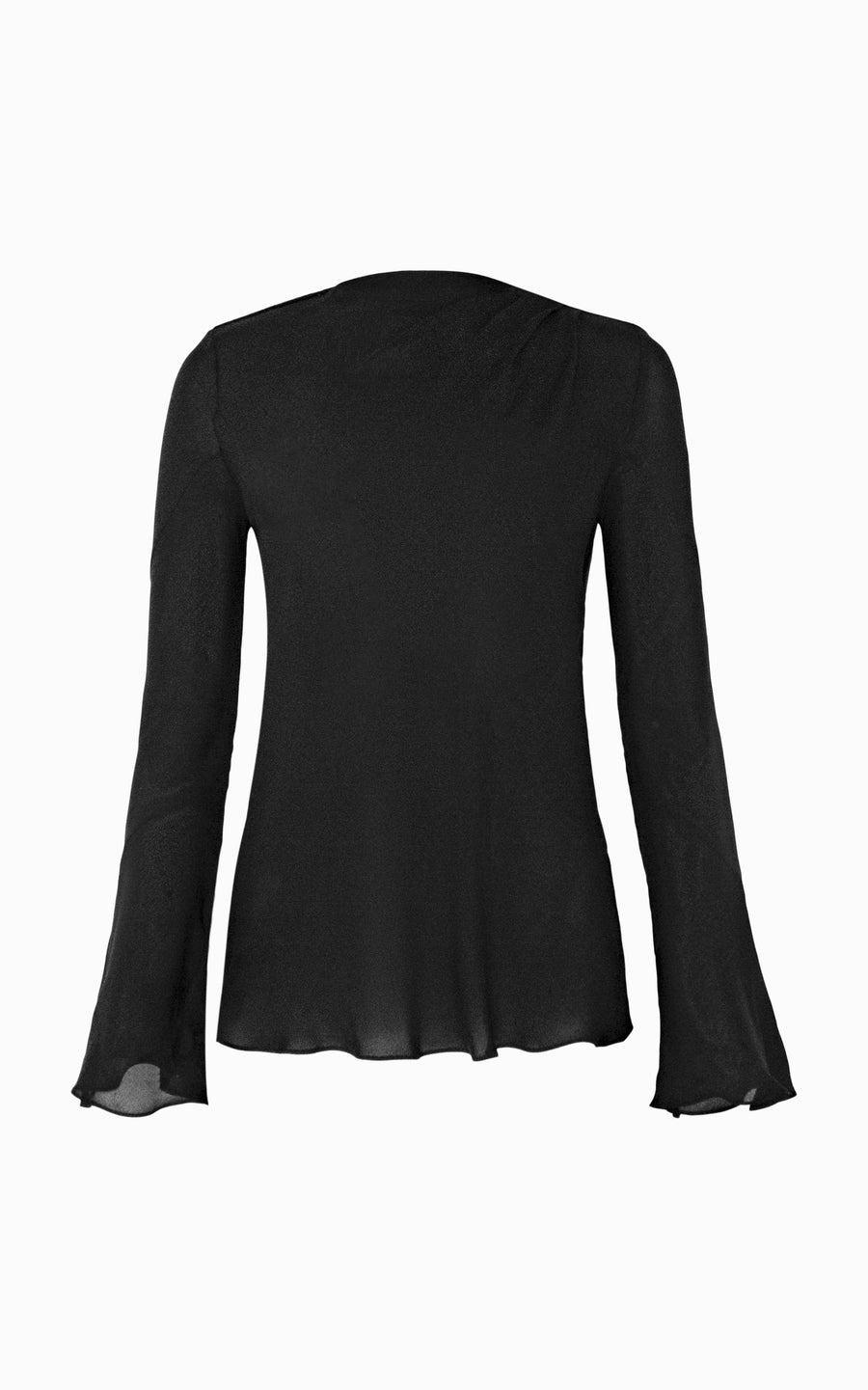 Double Helix Long Sleeve Top | Black