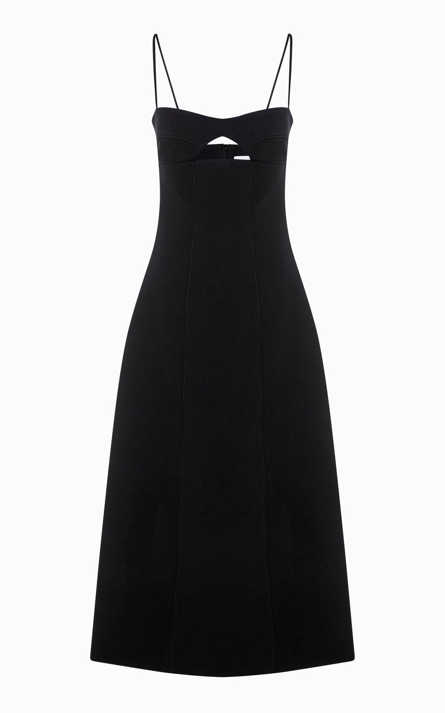 Ether Cutout Midi Dress | Black - SAMPLE