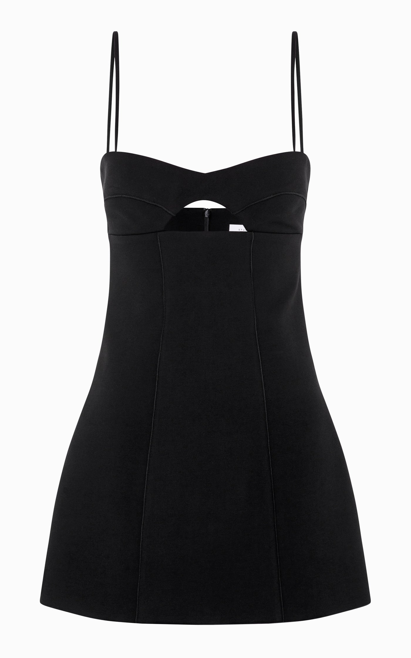 Ether Cutout Mini Dress | Black