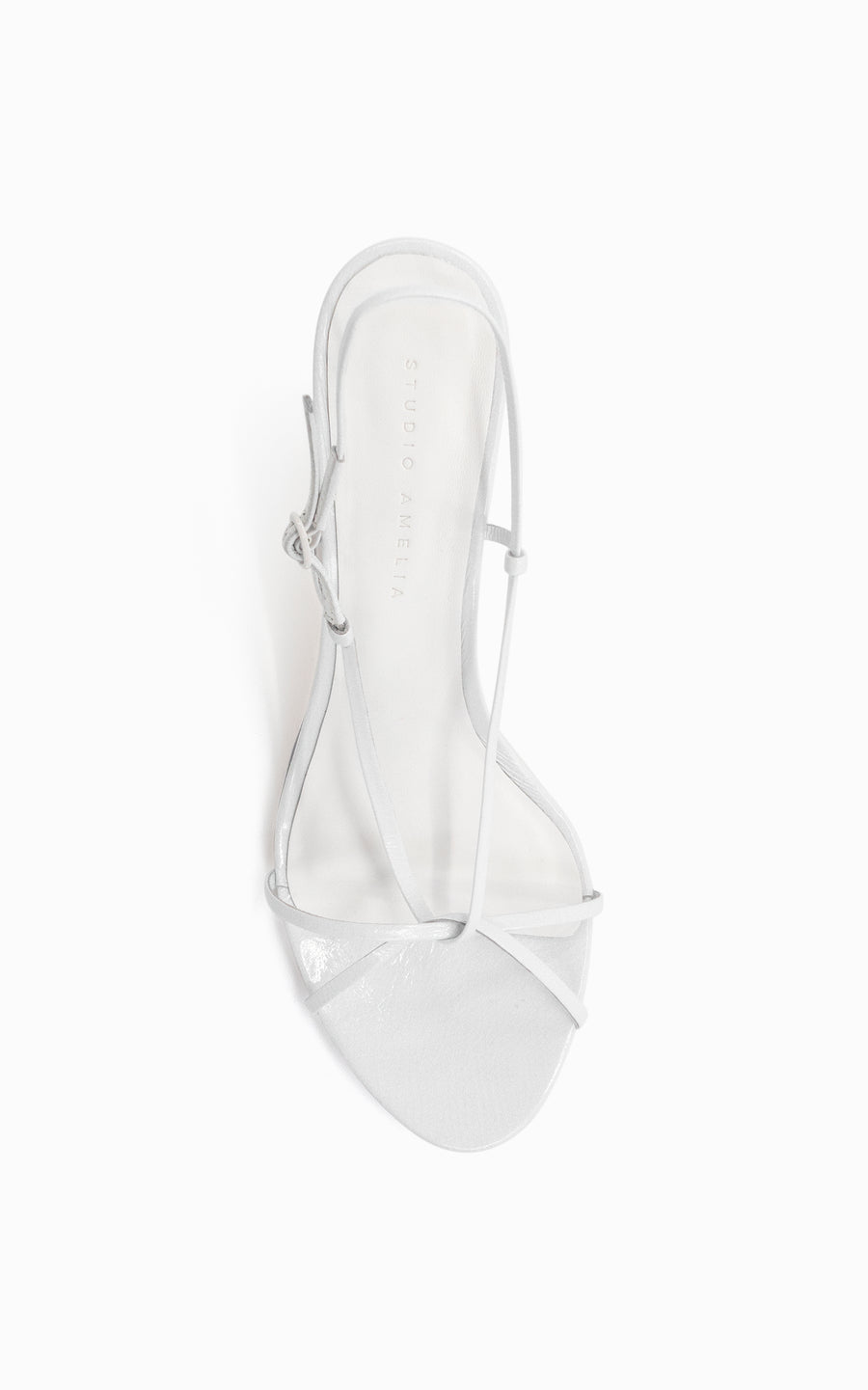 Entwined Patent 70 Heel | White