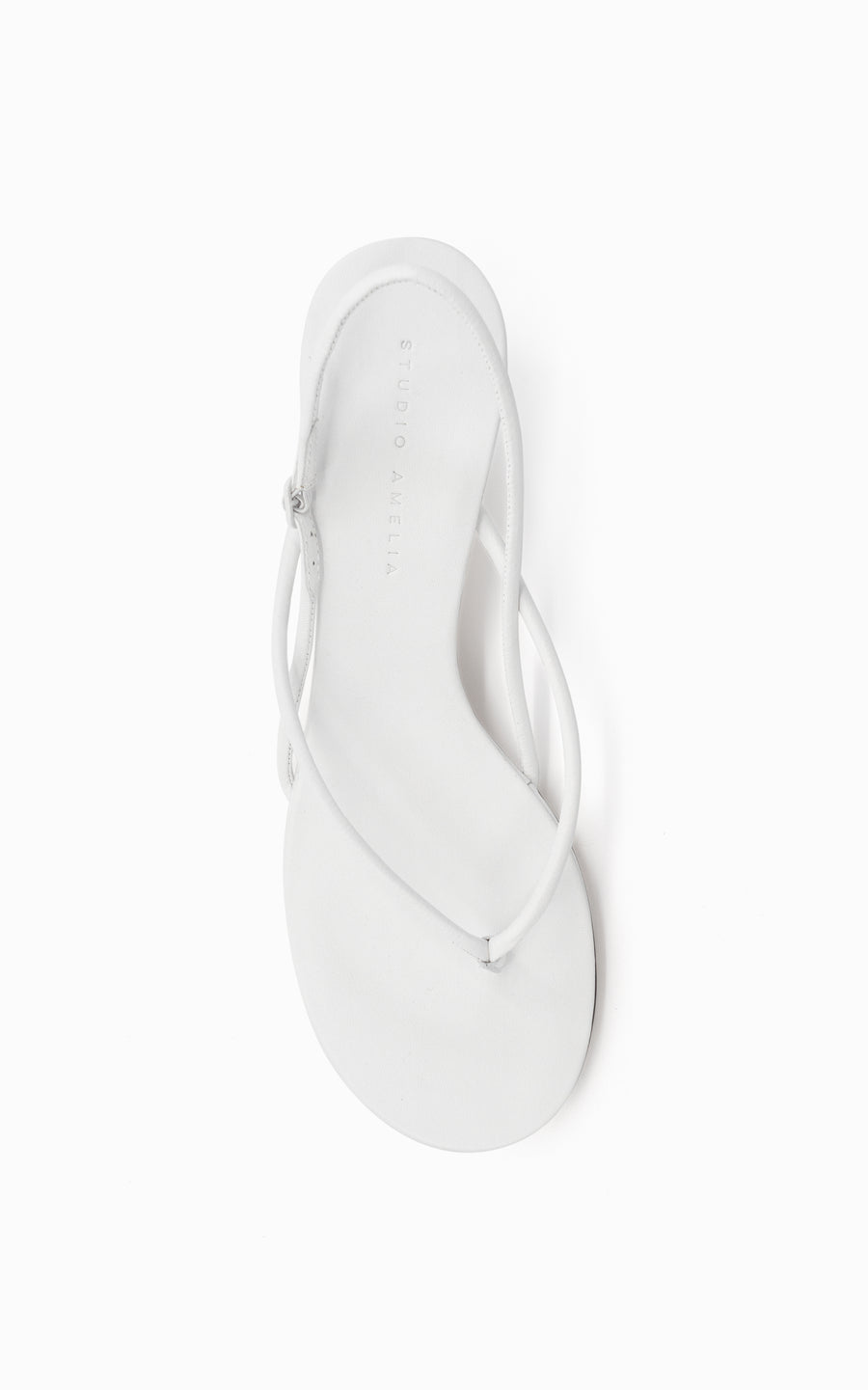 Wishbone Baroque 50 Heel | White