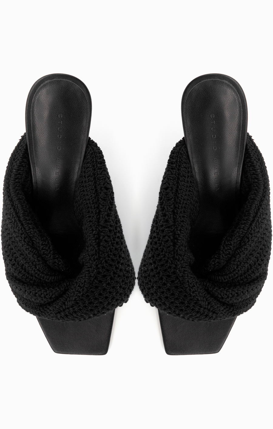 Croissant Crochet 90 Heel | Black