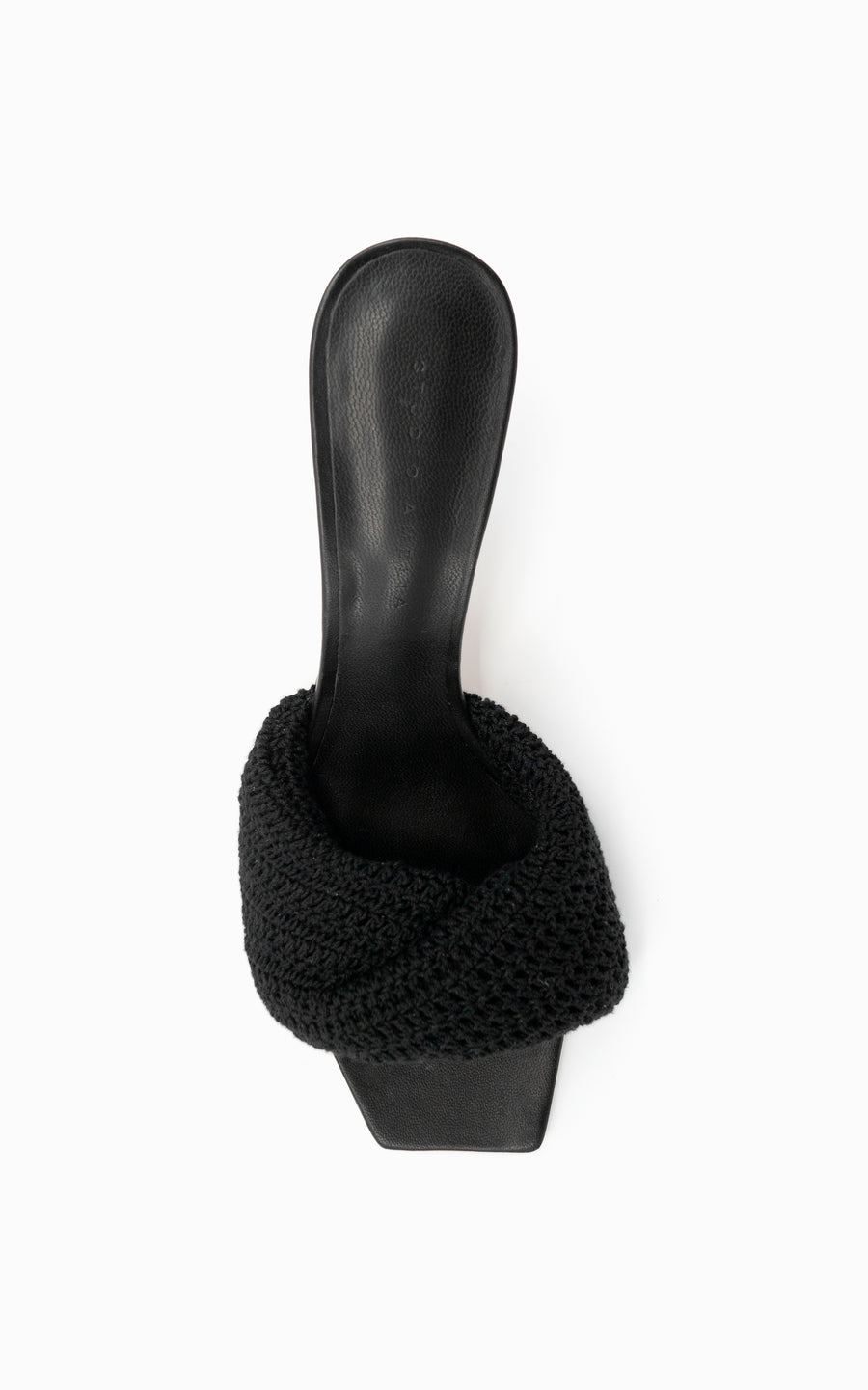 Twisted Crochet 70 Heel | Black