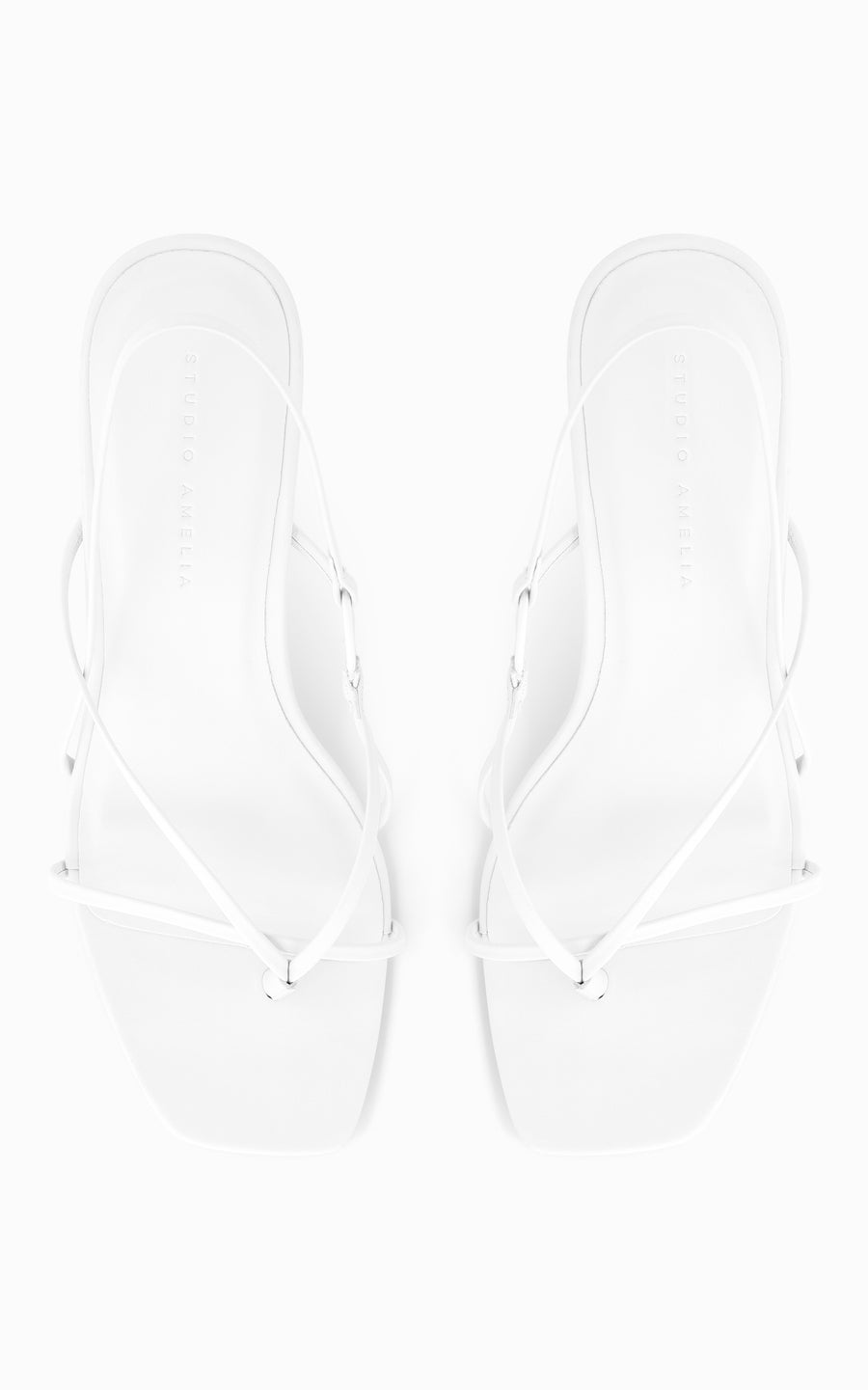 Flip Flop 75 Heel | White