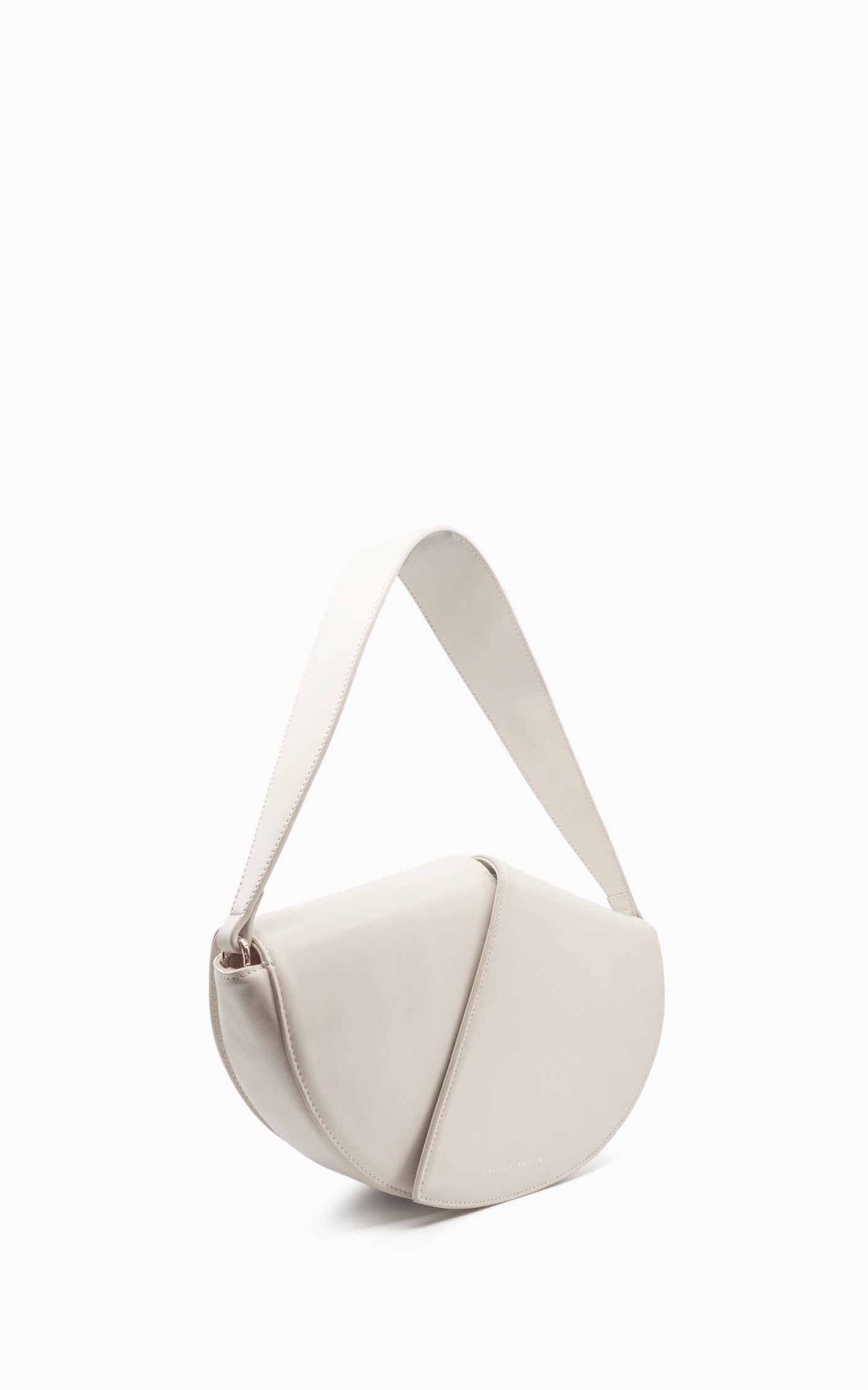 Stingray Midi Shoulder Bag | Stone - SAMPLE