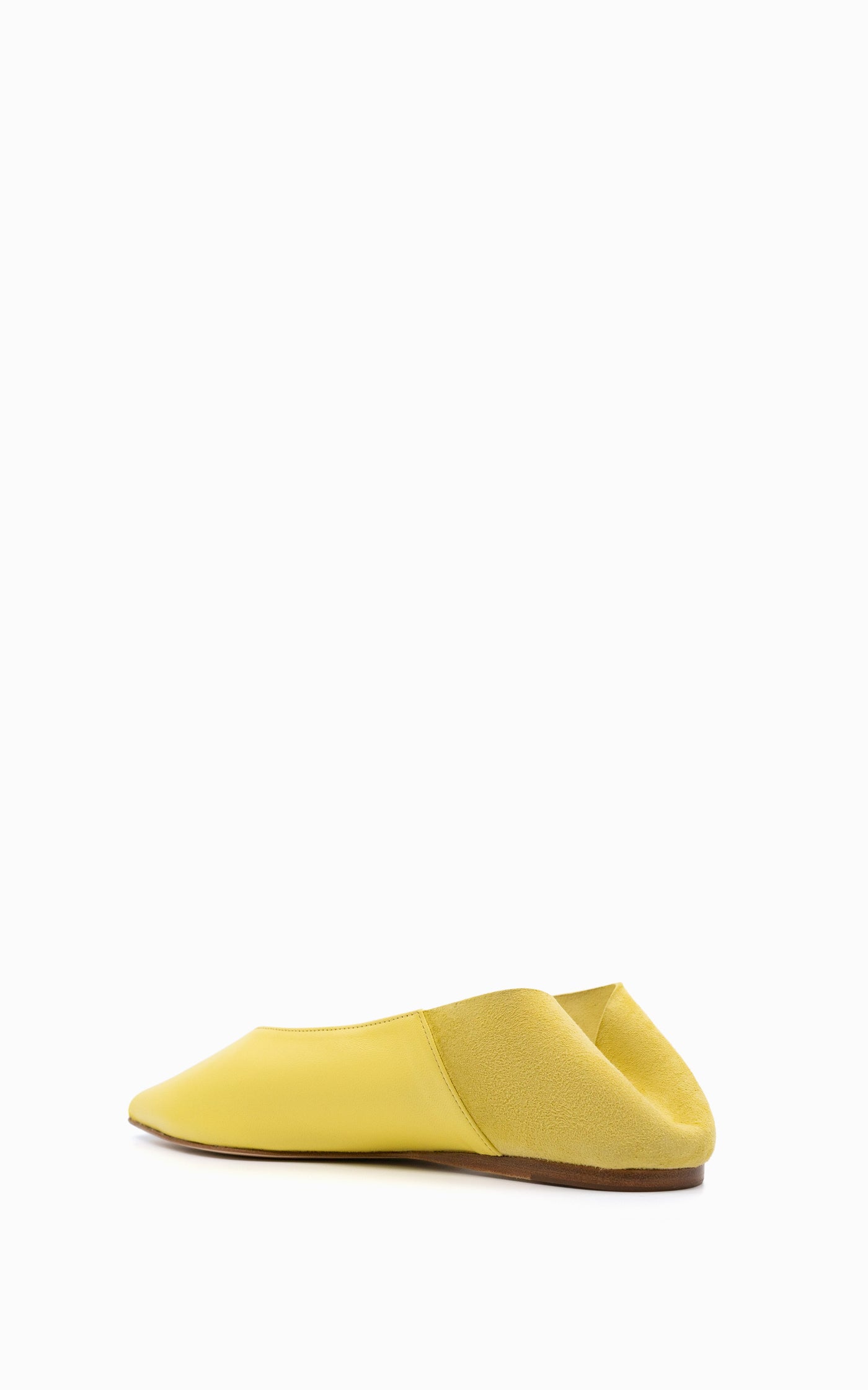 Pointed Babouche Slipper | Lemon