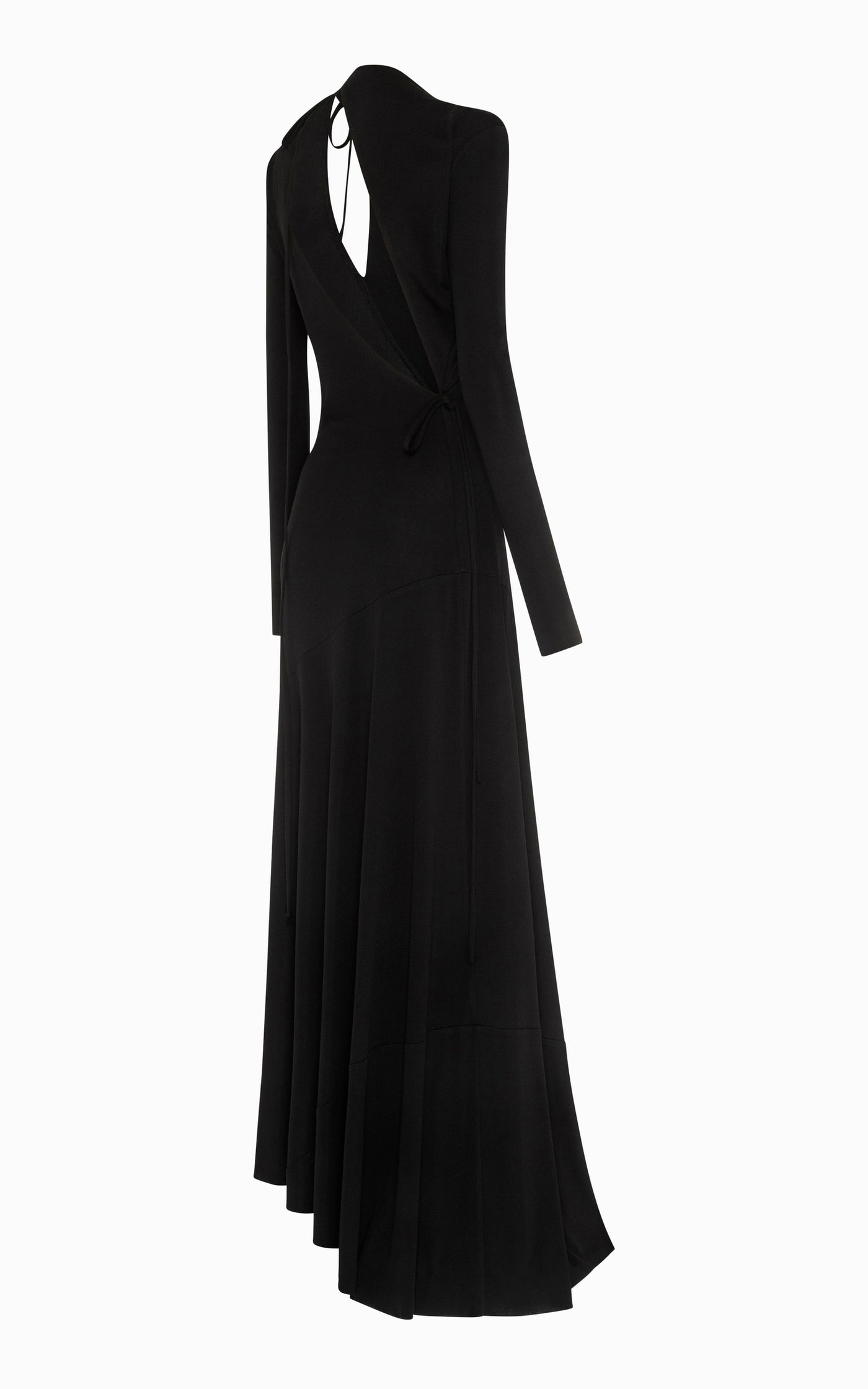 Vamp Slashed Midi Dress | Black