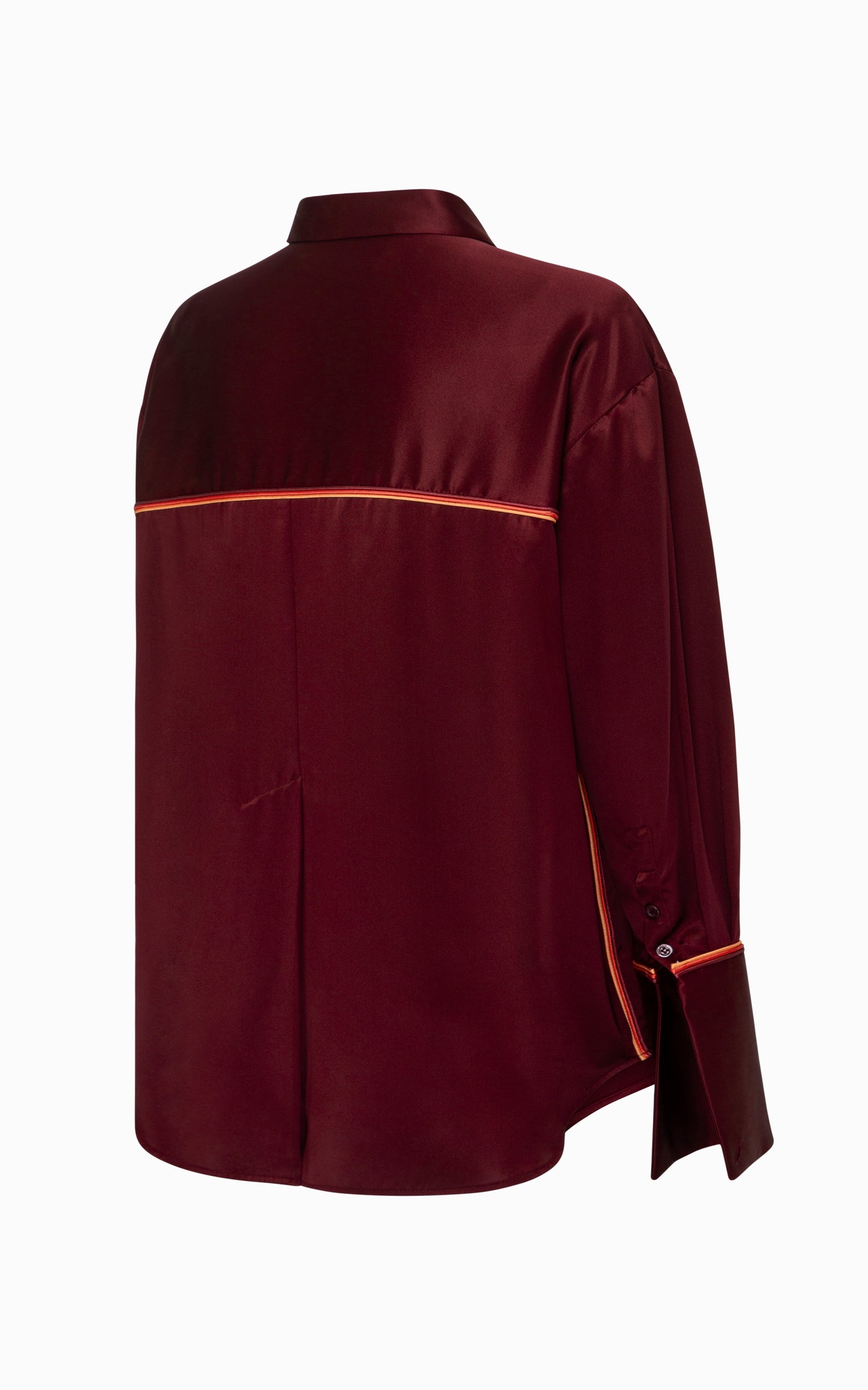 Vespa Piped Shirt | Bordeaux