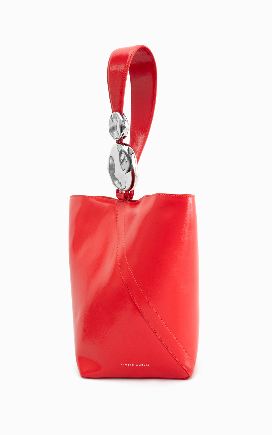 Warp Patent Midi Bucket Bag | Lobster