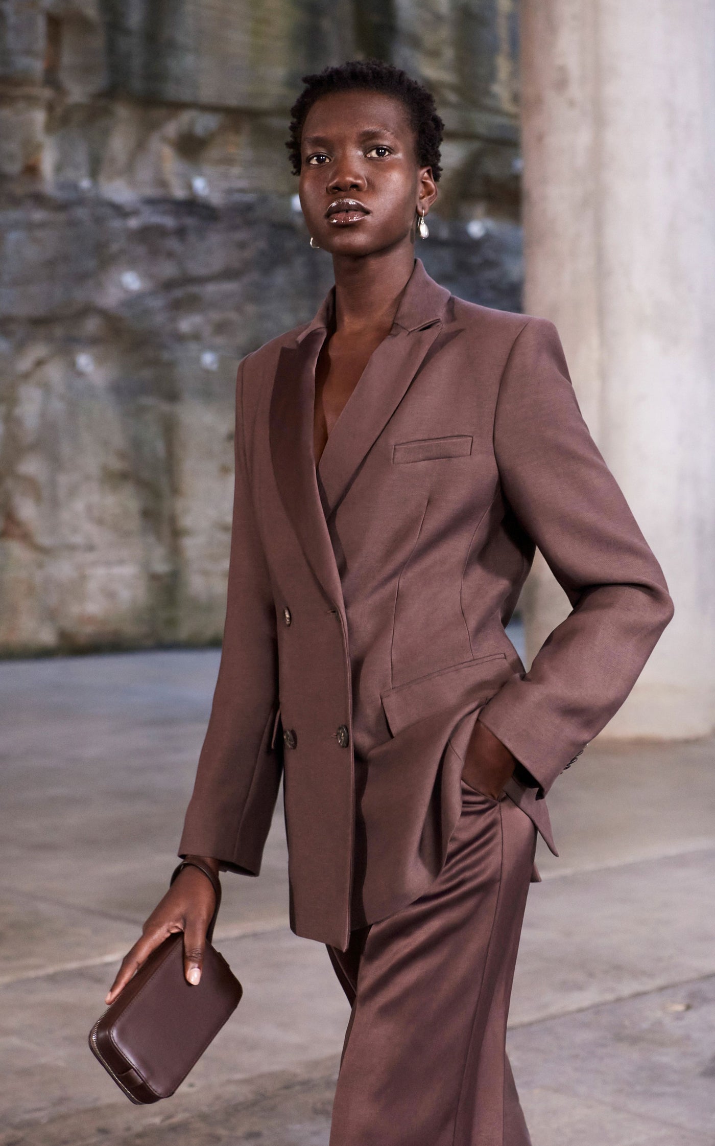 Inverse Wide Pant | Chocolate